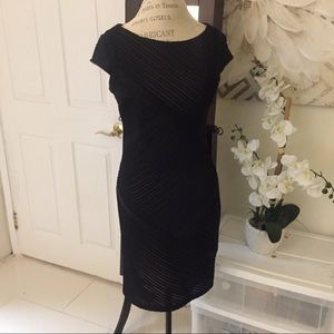Sandra Darren Black Dress